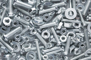 Background photo of assorted nuts and bolts